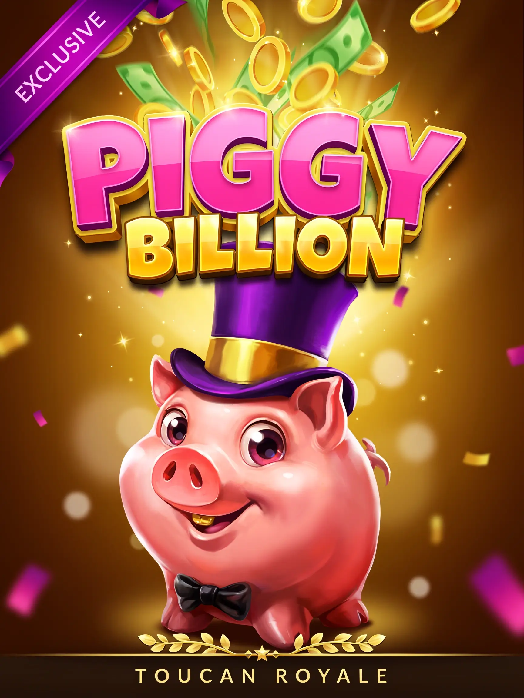 Promo art for the Piggy Billion pokie