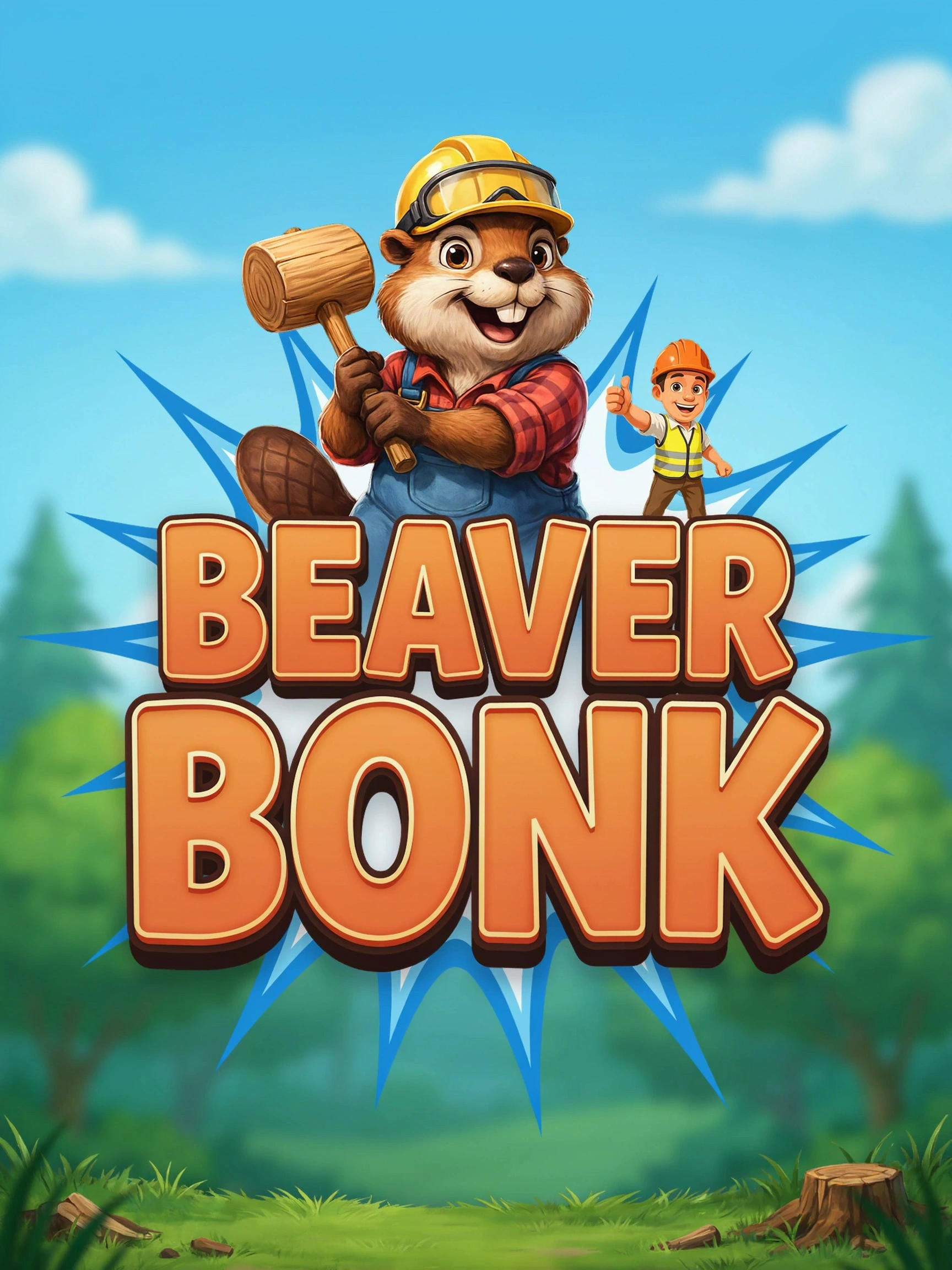Game art for the Beaver Bonk pokie